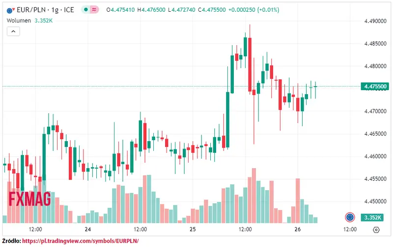 ile kosztuje euro kurs euro do zlotego eurpln w czwartek 261023 grafika numer 1