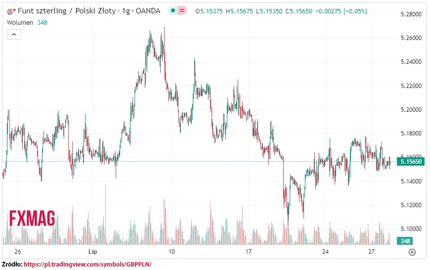 ile kosztuje funt kurs funta do zlotego gbppln w piatek 280723 grafika numer 1
