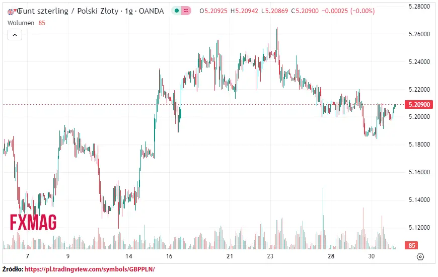 ile kosztuje funt kurs funta do zlotego gbppln w czwartek 310823 grafika numer 1