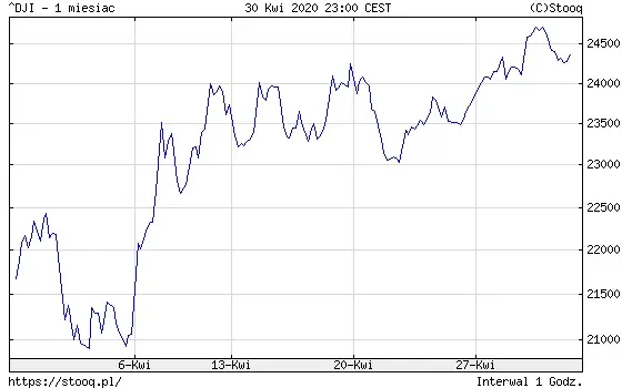 wykres DJI 1m