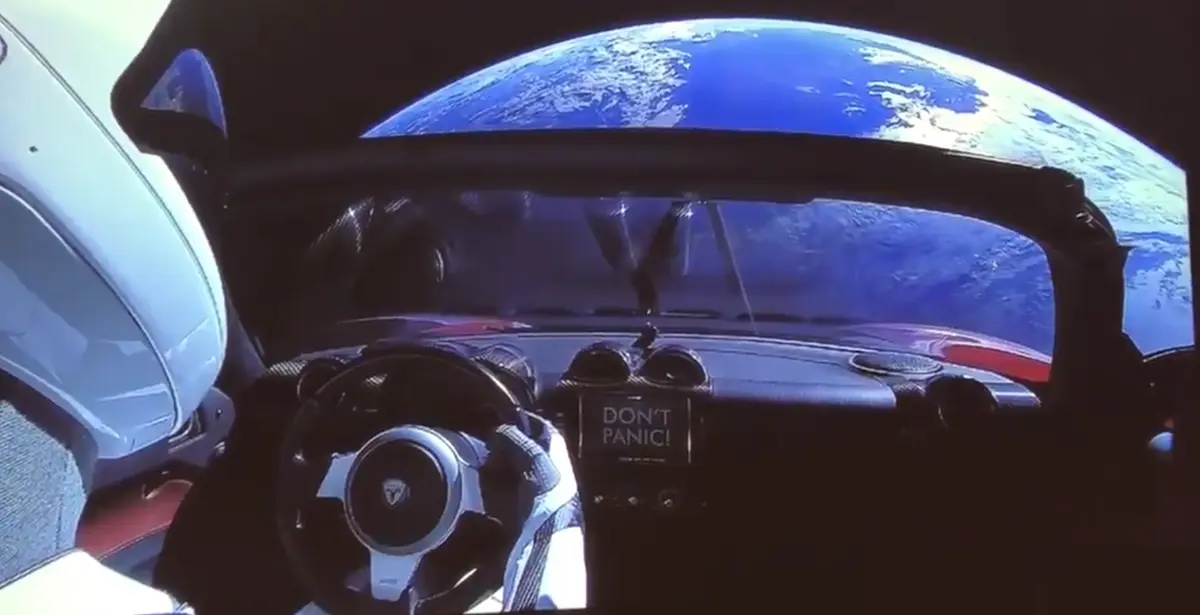 Tesla w kosmosie