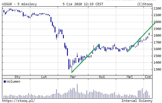 WIG20 5 miesięcy