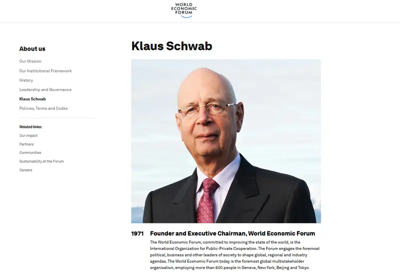 kim jest klaus schwab zalozyciel world economic forum opuszcza stanowisko grafika numer 1