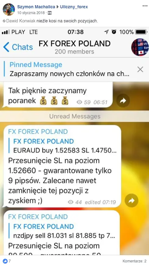 Screen sygnały transakcyjne