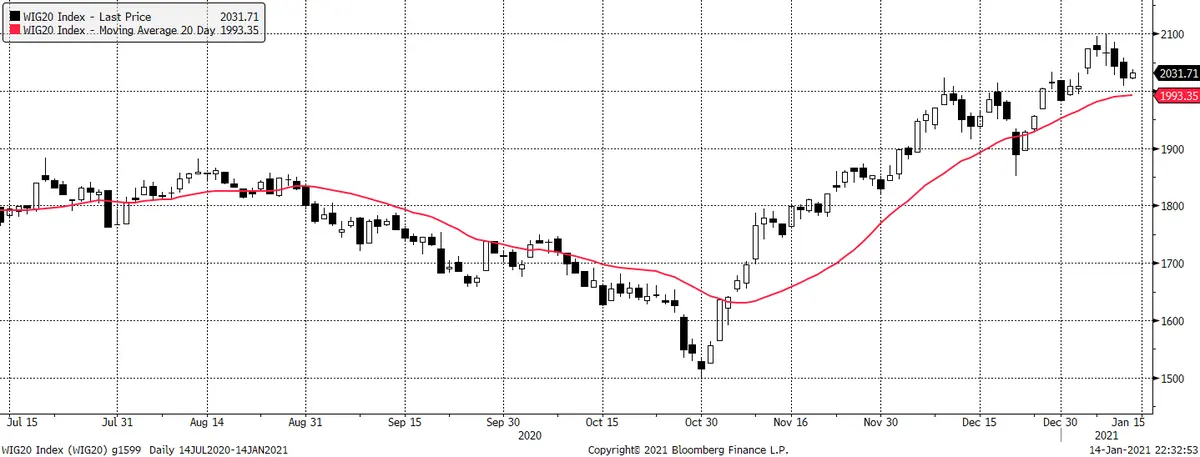 Spadki na Wall Street mimo planów wpompowania 1,9 bln USD. Komentarz poranny, 15.00.2021 - 2