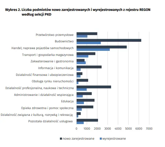 Wzrost podmiotów z zawieszoną działalnością, spadek liczby wyrejestrowanych! - najnowsze dane Urzędu Statystycznego - 3