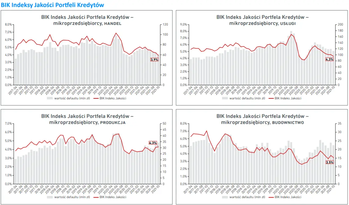 Mikroprzedsiębiorcy. Najnowsze dane BIK o sprzedaży kredytów dla mikrofirm - 8