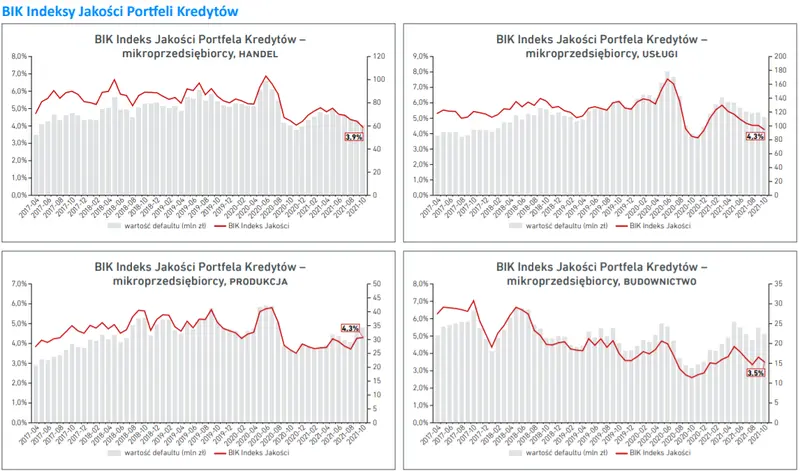Mikroprzedsiębiorcy. Najnowsze dane BIK o sprzedaży kredytów dla mikrofirm - 8