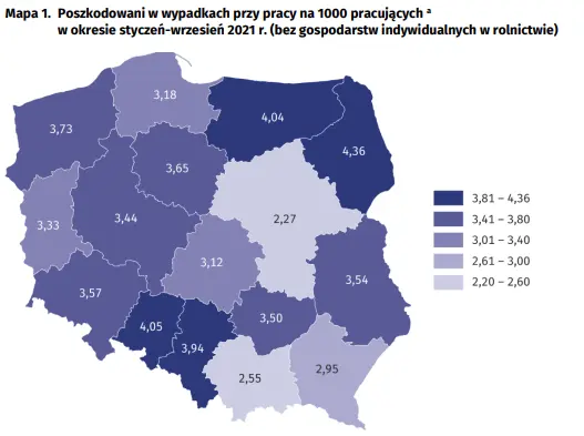 Wypadek przy pracy. Wzrasta liczba osób poszkodowanych w wypadkach przy pracy także tych śmiertelnych!  - 1