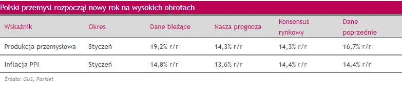Prosto z rynku: Polski przemysł rozpoczął nowy rok na wysokich obrotach - 1