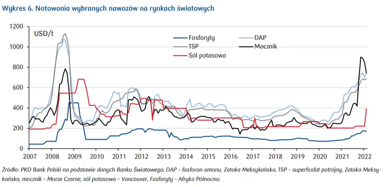 Produkcja nawozów w Polsce a handel zagraniczny - analizy sektorowe PKO   - 5