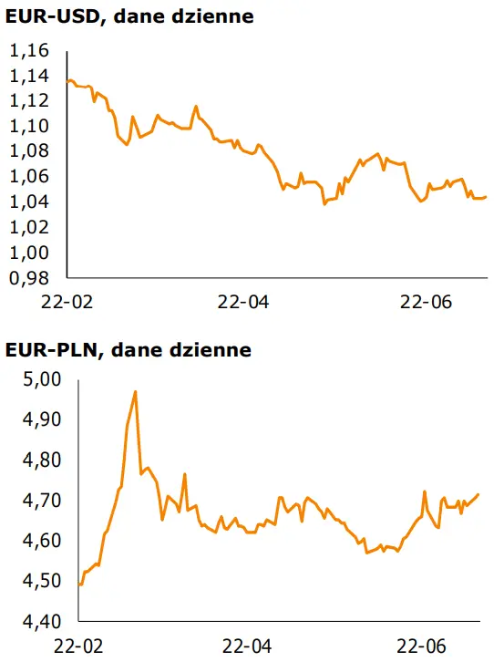 Informacje gospodarcze oraz notowania walutowe (EUR-USD, EUR-PLN, USD-PLN, CHF-PLN): czerwcowe finalne PMI usług dla strefy euro - 1