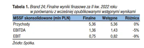 Sprawozdanie finansowe za II kwartał 2022 roku - Brand24. Omówienie wyników - 1