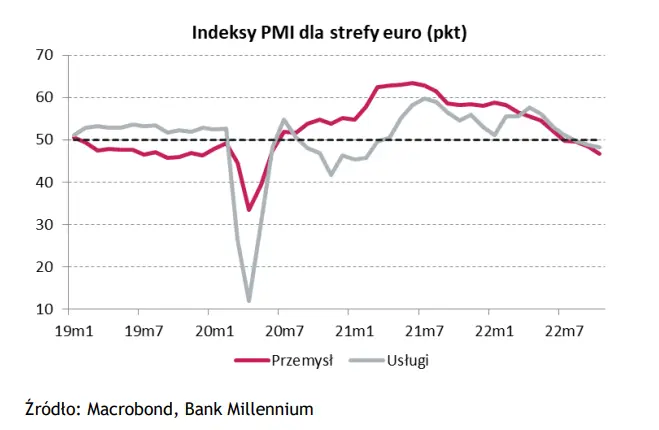 Wykres tygodnia: Indeks PMI dla strefy euro  - 1