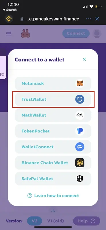 Łączenie Trust Wallet z Binance Smart Chain (BSC) - 11