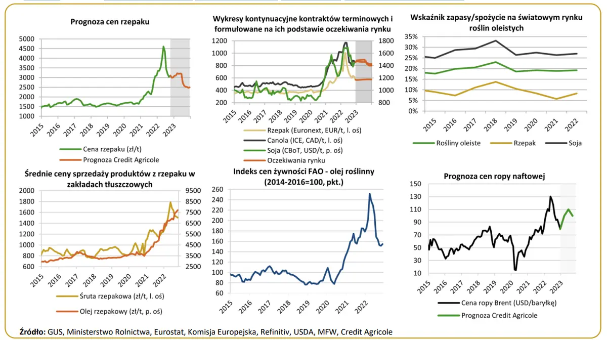 Ceny rzepaku 2023. Wysokie ceny ropy naftowej, wzrost produkcji mimo niższych zbiorów w Ukrainie - 1
