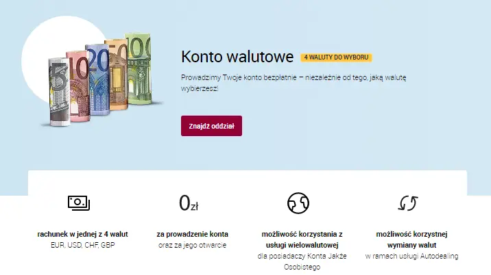 Ranking kont walutowych luty 2023. Gdzie otworzyć konto walutowe? Aktualne promocje bankowe dotyczące ofert kont walutowych - 1