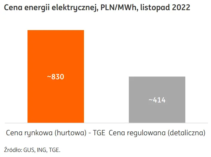 Rozwiązania w zakresie detalicznych cen energii na 2023: Administracyjne ograniczenia cen prądu i gazu przenoszą presję na ich wzrost na 2024 - 1