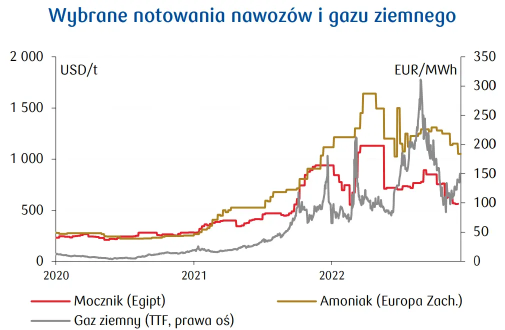 Ceny nawozów w Polsce: aktualna sytuacja na rynku, nasze perspektywy na 2023 rok - 1