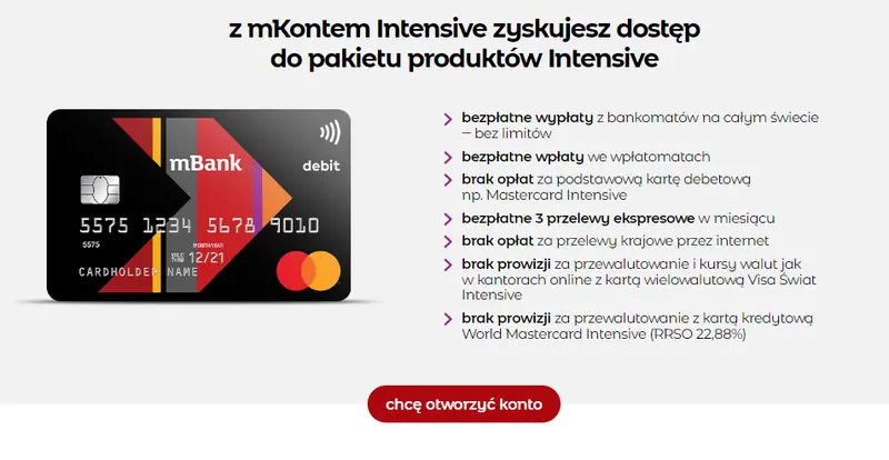 Ranking kont: Nowa oferta konta premium od mBanku. Zgarnij 450 PLN za otwarcie mKonto Intense! Zyskaj wsparcie osobistego doradcy, zniżki na ubezpieczenia, niższe oprocentowanie kredytów i wiele innych! - 3