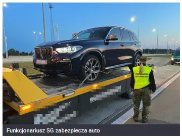 Odzyskano luksusowe BMW X5 – skradzionym autem kierował obywatel Estonii - 1
