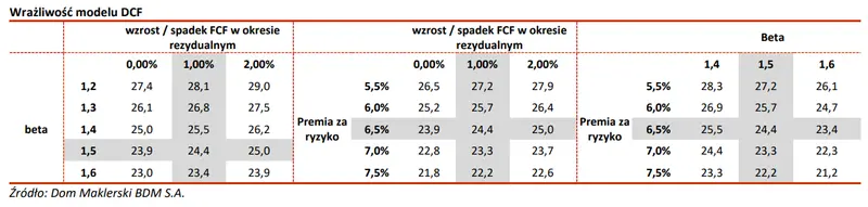 SELENA FM: wycena akcji spółki giełdowej – wykorzystana metoda DCF oraz metoda porównawcza  - 4