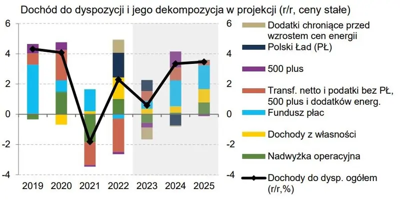 Tak ma się zachować inflacja. Projekcja inflacyjna NBP lipiec 2023 - 11