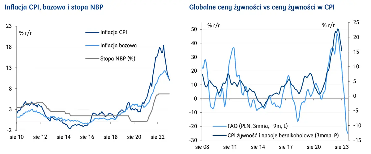 Jednocyfrowa inflacja każe na siebie czekać. RPP też postanowi zaczekać? - 2