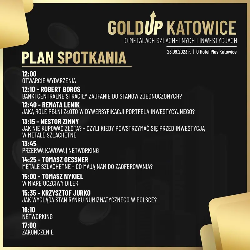 Metale szlachetne na wyciągnięcie ręki. GoldUp Katowice już 23.09.  - 1
