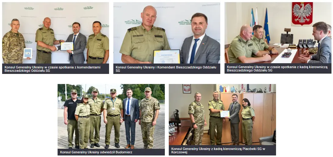 Niezastąpiona pomoc Straży Granicznej została doceniona. Odwiedziny Konsula Generalnego Ukrainy okazją do omówienia współpracy - 1