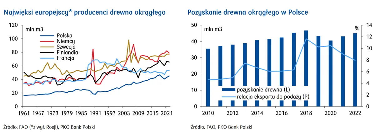 Podaż drewna w Polsce. Jak dalej mogą kształtować się ceny drewna w kraju? - 1