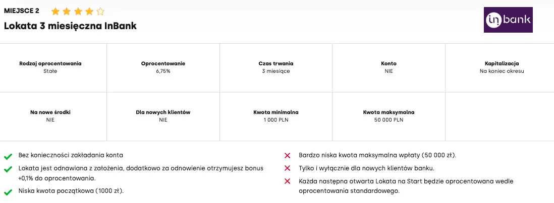 Ranking lokat 3 miesięcznych grudzień 2023. Którą lokatę wybrać? W jakim banku założyć lokatę w grudniu 2023? Analiza TOP 3 ofert - 2