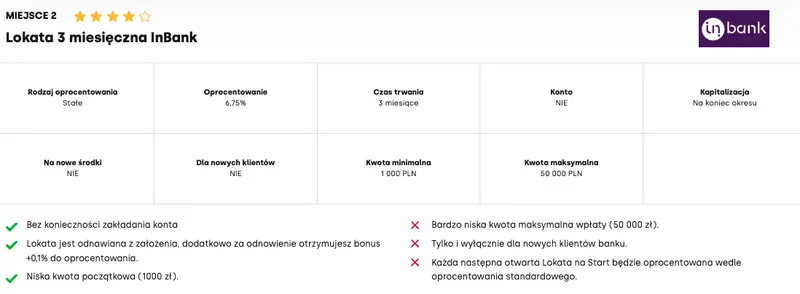 Ranking lokat 3 miesięcznych grudzień 2023. Którą lokatę wybrać? W jakim banku założyć lokatę w grudniu 2023? Analiza TOP 3 ofert - 2