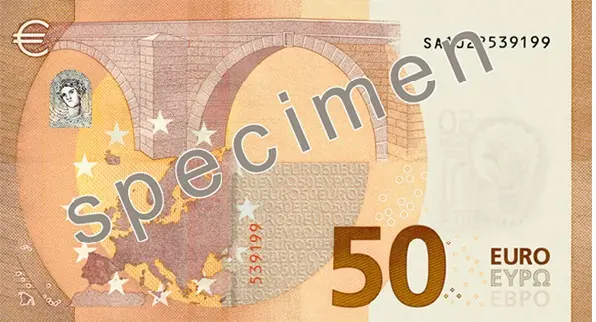 Banknot o nominale 50 euro