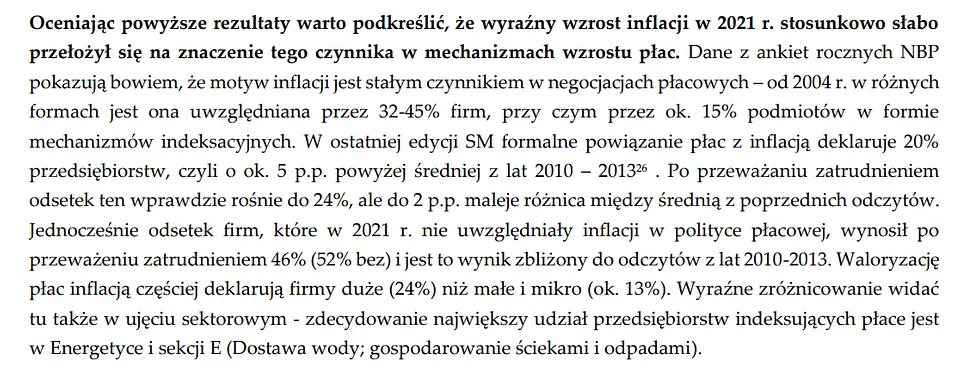 Szybki monitoring NBP – czy inflacja napędza presję płacową w Polsce?  - 18
