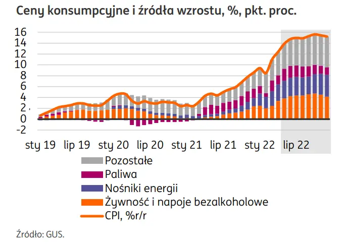 Inflacja w Polsce w 2022 i 2023: dwucyfrowy wzrost cen konsumpcyjnych! Efekty drugiej rundy nakręcają wzrost inflacji bazowej - 1