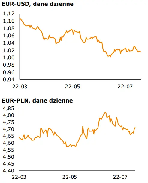 Informacje gospodarcze oraz kursy walutowe (USD-PLN, CHF-PLN, EUR-PLN, EUR-USD): lipcowe dane o inflacji CPI w strefie euro - 1