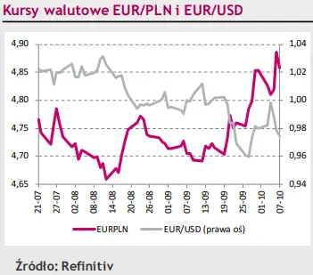 Kurs euro do złotego (EUR/PLN) znów na maksimach, polska waluta w trudnym położeniu! Cena franka (CHF) na fali [rynki finansowe] - 1
