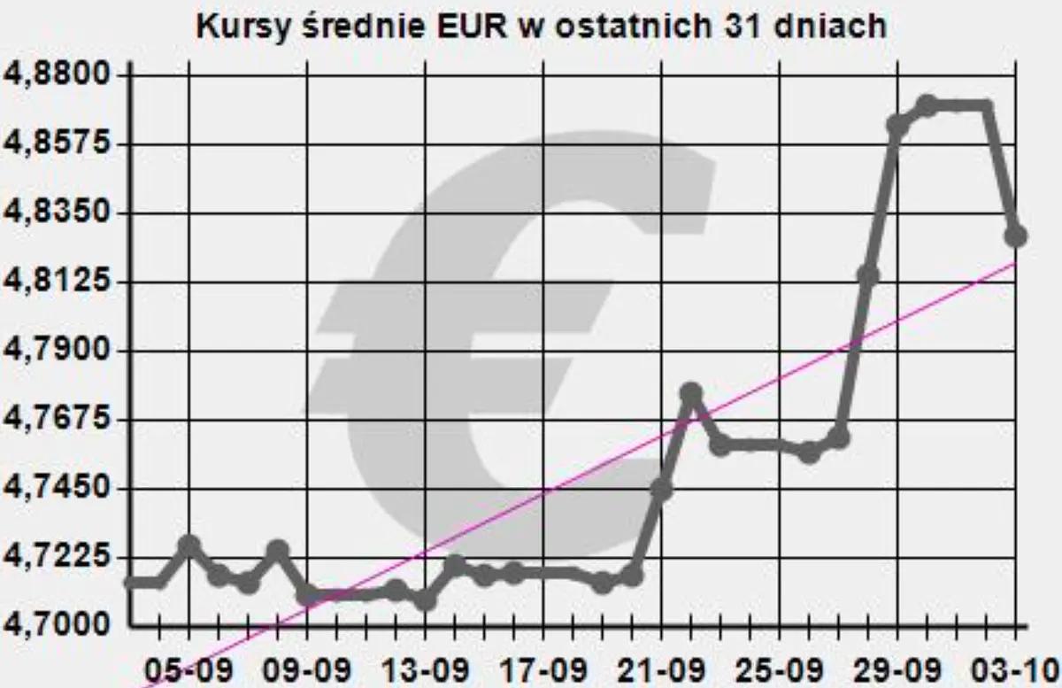 Kursy walut 04.10.: przecena! Wyprzedaż dolara, panika na złotym coraz bliżej. Sprawdź, po ile jest frank (CHF), jen (JPY), rubel (RUB), funt (GBP), korona (CZK), dolar (USD), forint (HUF), euro (EUR) - 1