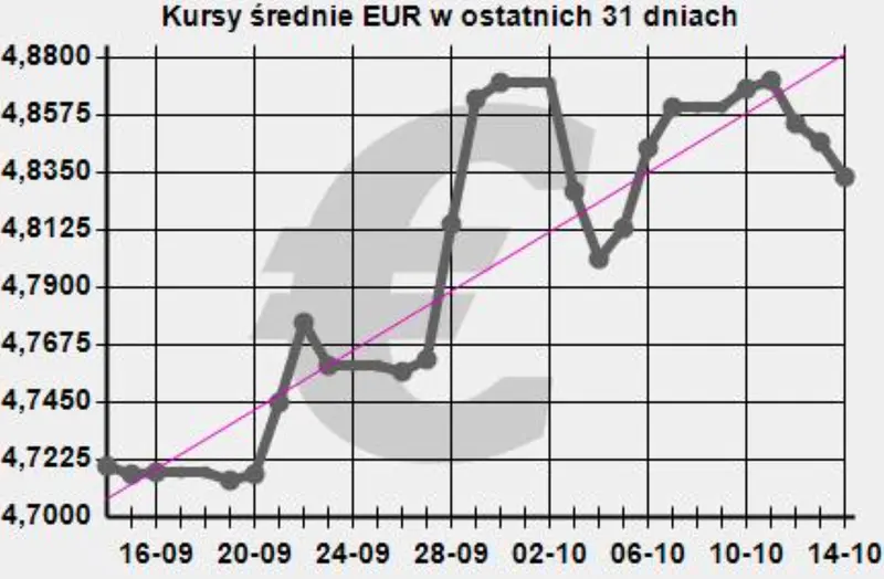 Kursy walut 17.10.: zaskoczyły Polaków! Dolar potężnie skontrowany. Zobacz, ile kosztuje rubel (RUB), funt (GBP), dolar (USD), jen (JPY), frank (CHF), forint (HUF), korona (CZK), euro (EUR) - 5