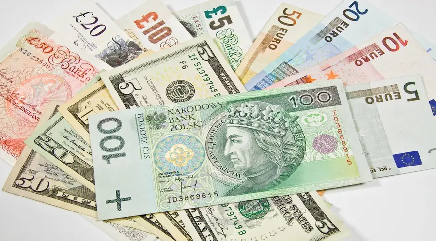 Kurs złotego (PLN) walczy z dolarem (USD), Warszawska Giełda triumfuje pomimo słabości banków