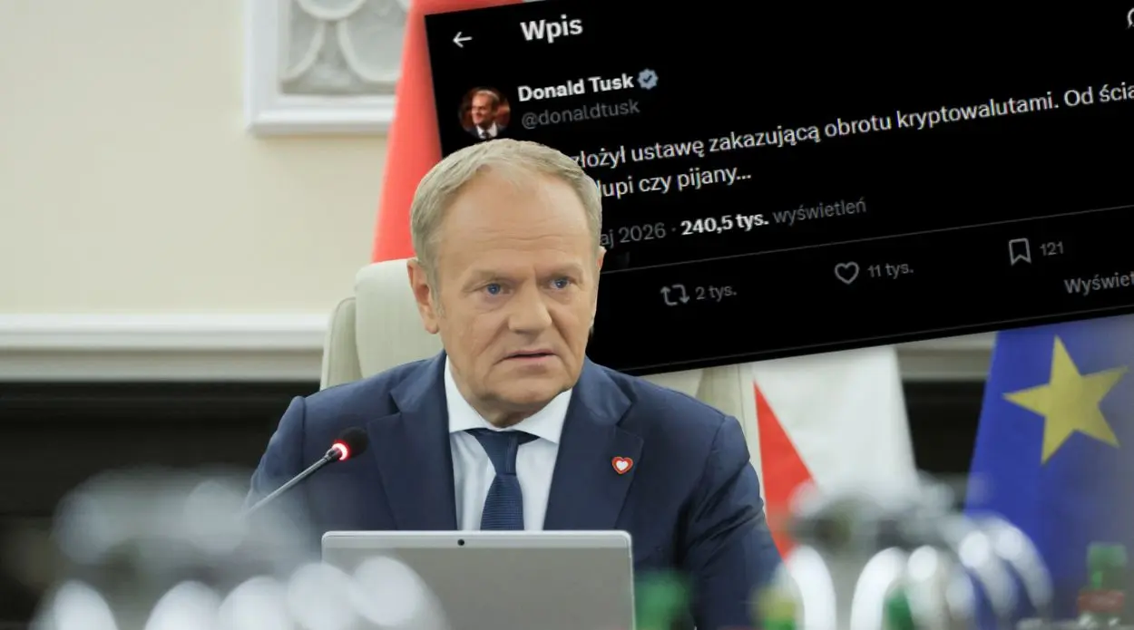 PiS chce zakazać kryptowalut w Polsce? Donald Tusk odpowiada