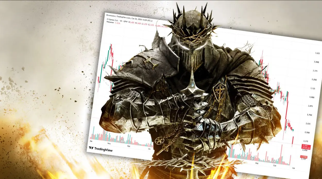 Akcje konkurenta CD Projekt runęły! Spółka ogłosiła ponure wieści. Fani muszą uzbroić się w cierpliwość