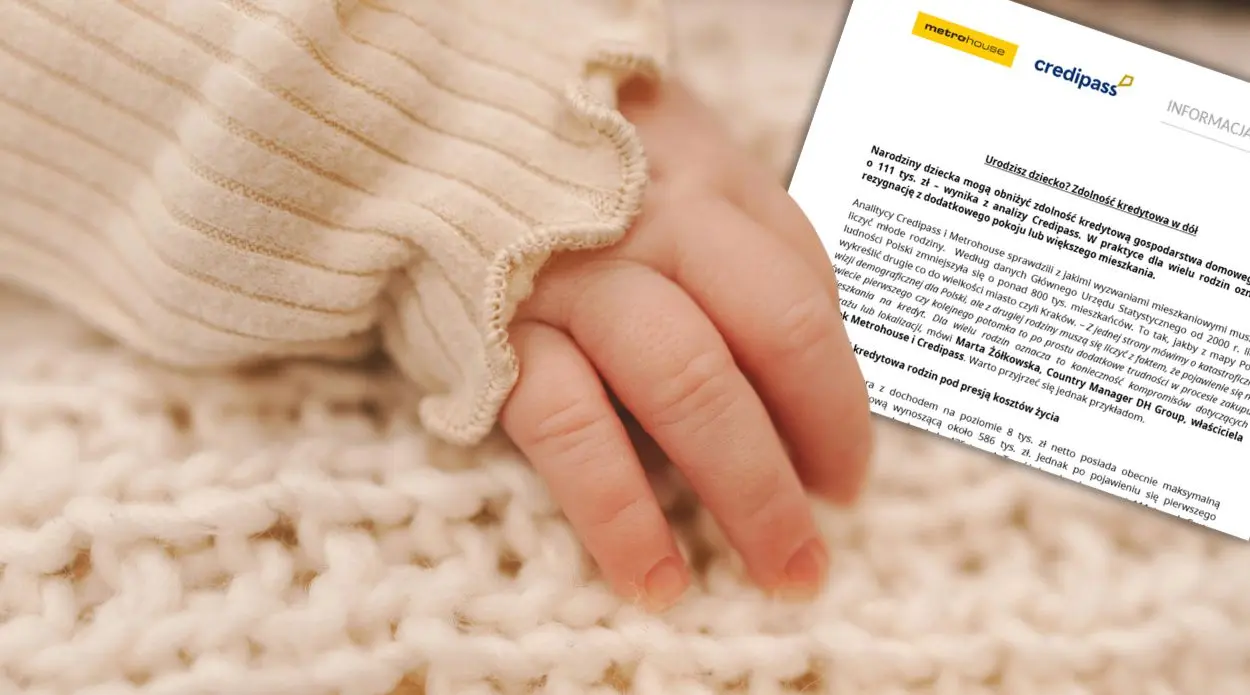 Nieruchomości: Spodziewasz się dziecka? Bank obniży Twoją zdolność kredytową nawet o ponad 100 000 PLN!