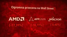 Ogromna przecena na Wall Street❗️ AMD (-17,31%), AppLovin (-16,11%), Micron (-9,46%)