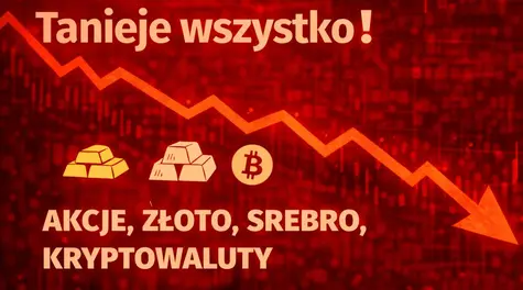 Czy to KRACH? Tanieje wszystko❗️Akcje, złoto, srebro, kryptowaluty, indeksy w dół