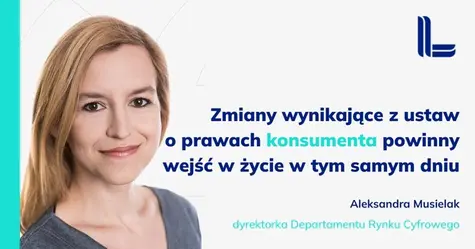 Apel o skoordynowanie prac nad dwoma ustawami o prawach konsumenta | FXMAG INWESTOR