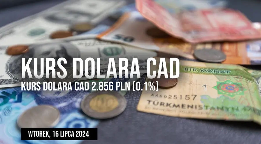 Cena dolara kanadyjskiego CAD/PLN we wtorek, 16 lipca