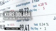 Cena dolara USD/PLN w piątek, 22 maja. Czy dolar może dziś zaskoczyć?