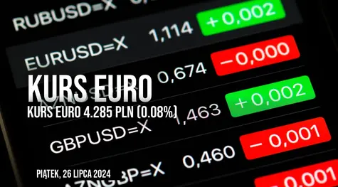 Cena euro do złotego EUR/PLN w piątek, 26 lipca. Czy euro namiesza na rynkach?